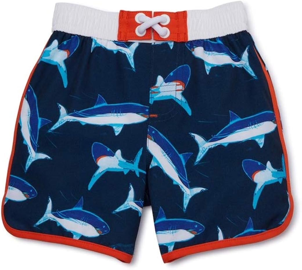 wonder-nation 男童鲨鱼泳裤 (4t)